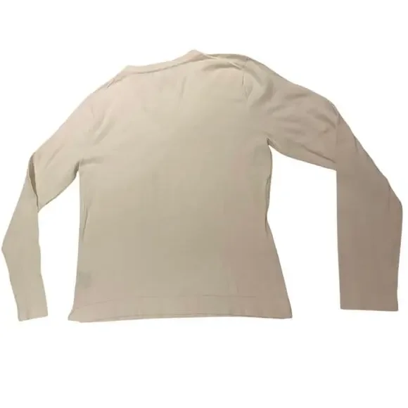 J.McLaughlin Long Sleeve Knit Top – White | Size M - Picture 3 of 7